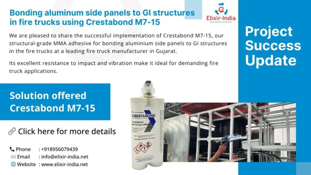Crestabond M7-15 fire truck aluminum to GI bonding success story